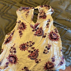 Floral tank top